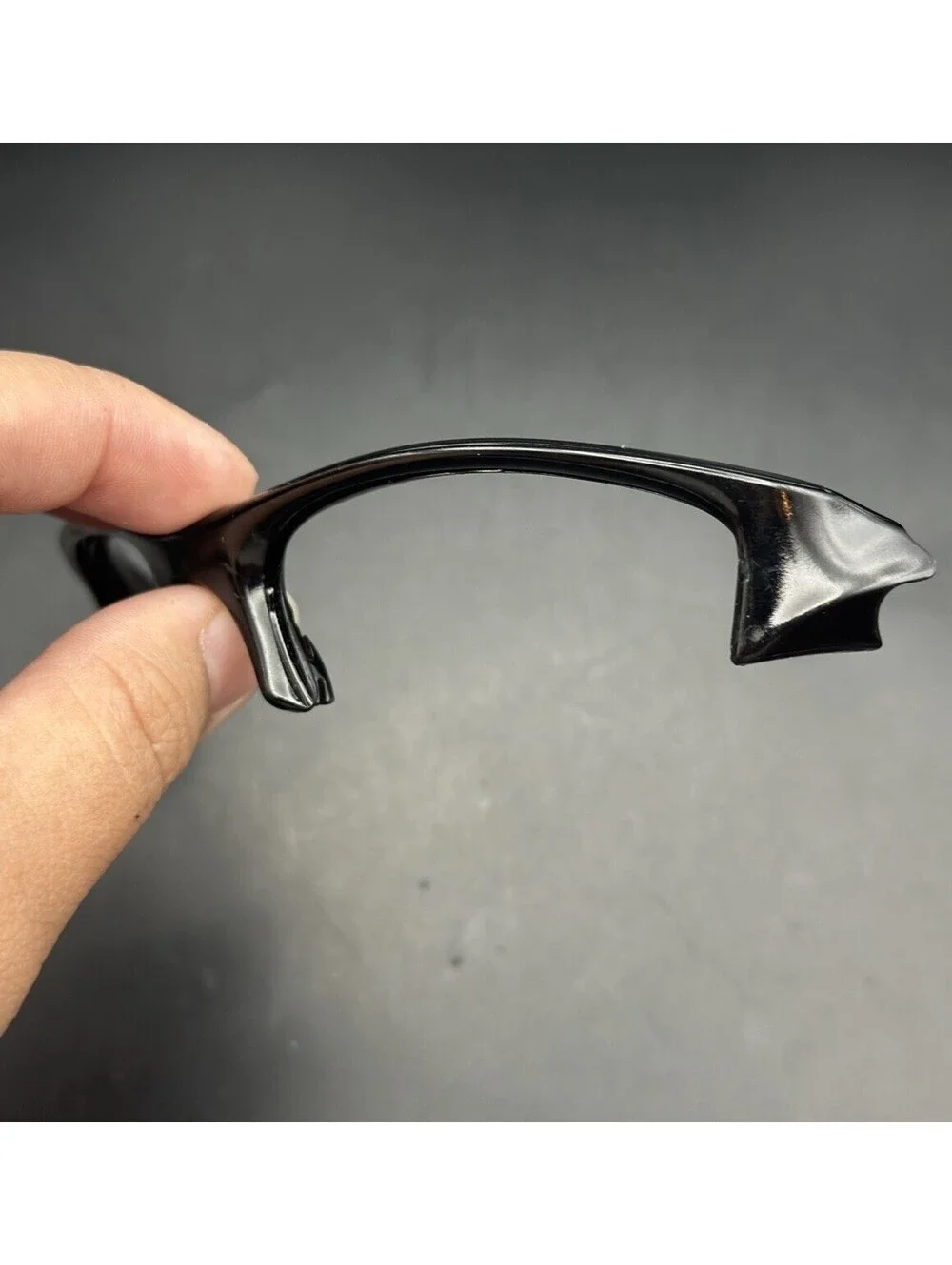 Oakley Flak Jacket Polished Black Front/Orbital